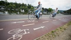 Mezi nejvytíenjí cyklostezky v metropoli patí pravobení vltavská trasa,...