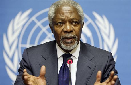 Kofi Annan se proslavil v OSN.