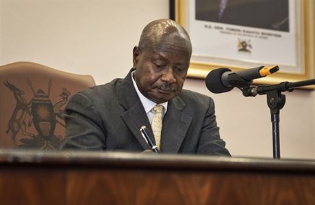 Ugandský prezident Yoweri Museveni.