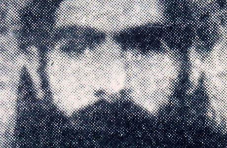 Vdce radikálního hnutí Taliban mulla Muhammad Umar (na nedatovaném archivním...