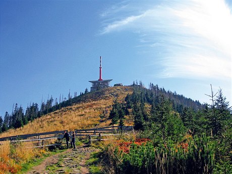 Lysá hora v Beskydech.