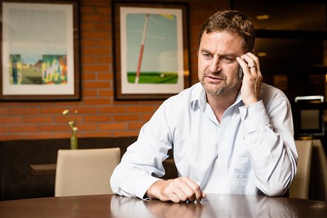 Petr Bříza - bývalý úspěšný hokejový brankář, nyní předseda představenstva...