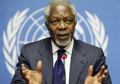 Kofi Annan se proslavil v OSN.