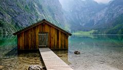 Jezero Obersee v Nmecku