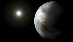Ilustrace planety Kepler-452b.