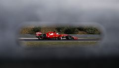 Vettel na Hungaroringu.