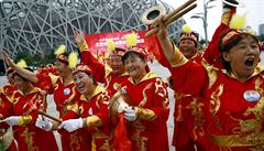 Radost v Pekingu - vítzného kandidátského msta na poádání zimní olympiády v...