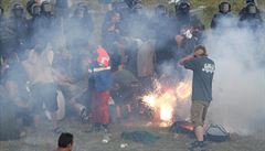 CzechTek 2005: policie provedla tvrdý a místy brutální zákrok.