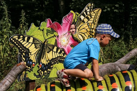 V ostravské zoo byla 8. srpna otevena interaktivní expozice Motýlí louka.