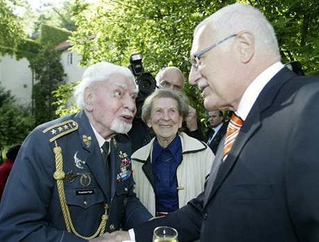 Frantiek Fajtl s Václavem Klausem