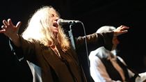 Z koncertu Patti Smith v praskm Divadle Archa.