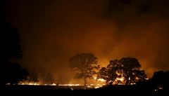 Požáry v Kalifornii Clearlake
