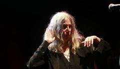 Z koncertu Patti Smith v pra�ském Divadle Archa.