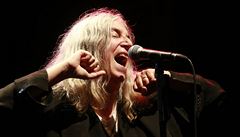 Z koncertu Patti Smith v pra�ském Divadle Archa.