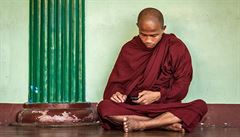 Buddhistický mnich (ilustraní fotografie)