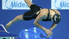BOITELKA REKORD. Americká plavkyn Katie Ledecká jich zatím v Kazani...