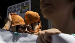 adra nejsou zbra. Obyvatel Hongkongu protestovali proti smnmu'  rozsudku