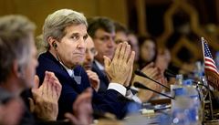 Americký ministr zahranií John Kerry bhem návtvy Egypta 2. srpna 2015...