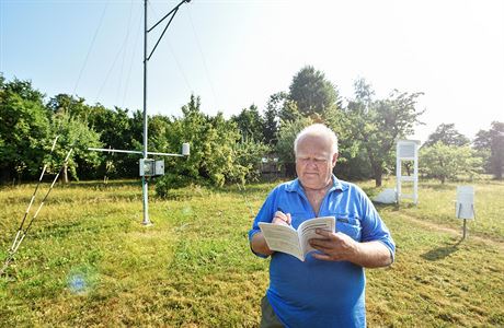 Meteorologem-pozorovatelem se Miroslav Jech stal krtce po vojn.