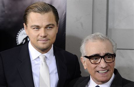 Leonardo DiCaprio a Martin Scorsese v roce 2010, kdy natáeli Prokletý ostrov.