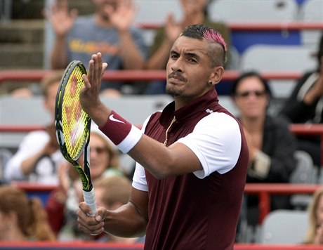 Australský tenista Nick Kyrgios na turnaji v Montrealu.