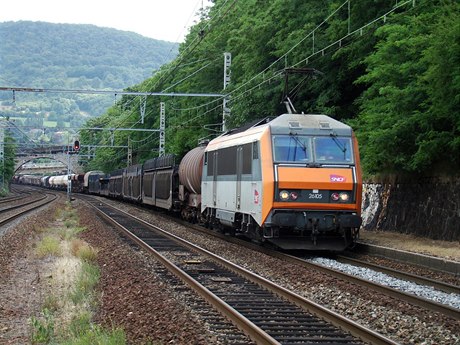 Vlak francouzské spolenosti SNCF.