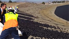 Amerian brn zsoby vody v Kalifornii malmi ernmi balnky