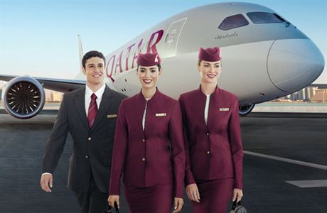 Náborová kampa aerolinek Qatar Airways z loského roku.