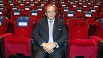 Šéf FIFA Sepp Blatter na losování Evropské ligy v Monaku.