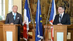 Ministr zahraničních věcí Lubomír Zaorálek a francouzský ministr zahraničí... | na serveru Lidovky.cz | aktuální zprávy