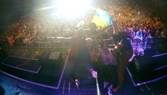 Selfie pímo z pódia - Kozak System na festivalu Trutnoff.