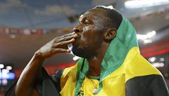 Zase jednou bude jamajská vlajka nejvýe. Zase za to me Usain Bolt.