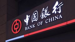 Logo státní Bank of China.