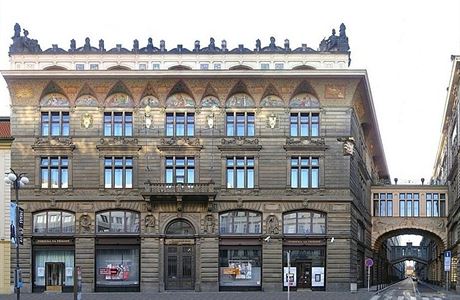 Budova Živnostenské banky v Praze v ulici Na Příkopě