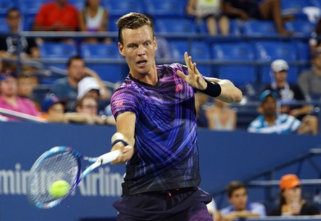 Tomá Berdych prohrál v osmifinále grandslamového US Open v New Yorku s...