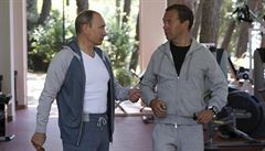 Vladimir  Putin v teplákové souprav za tisíce liber.