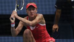 Česká tenistka Tereza Smitková při zápase 2. kola US Open. | na serveru Lidovky.cz | aktuální zprávy
