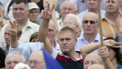 Demonstranti tvrdí, �e hlavní nám�stí metropole neopustí, dokud nebudou spln�ny...