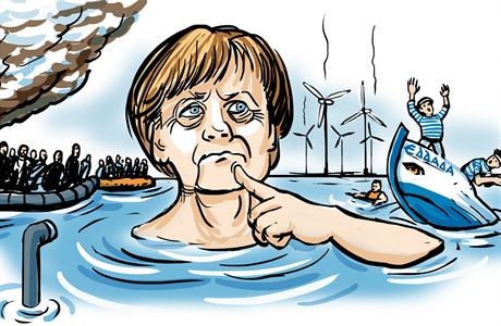 Vstoupí Angela Merkelová do djin jako hrobaka Schengenu, nejvtího úspchu...