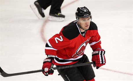 Marek Židlický v dresu New Jersey Devils.