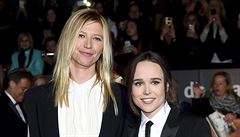 Hereka Ellen Pageová (vpravo) piznala svou homosexuální orientaci loni na jae