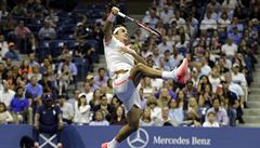 Federer postoupil na US Open. Ve finle se utk s Djokoviem