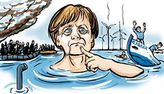 Vstoupí Angela Merkelová do dějin jako hrobařka Schengenu, největšího úspěchu...
