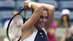 Italka Flavia Pennettaová postoupila do finále US Open.