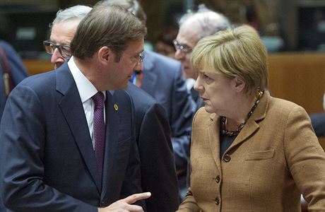 Nmecká kancléka Angela Merkelová a francouzský president Francois Hollande.