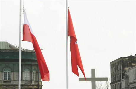 Polská vlajka.