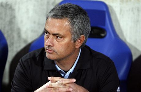 Trenér Jose Mourinho.