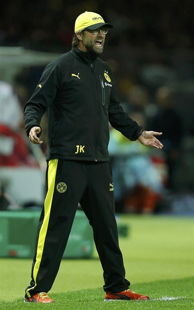 Trenér Dortmundu Jürgen Klopp.