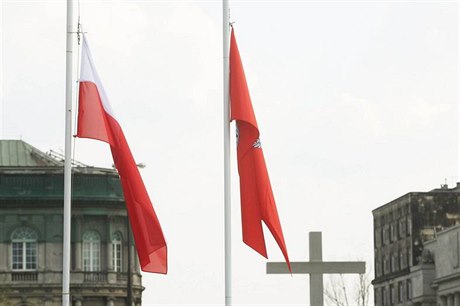 Polská vlajka.
