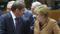 Nmeck kanclka Angela Merkelov a francouzsk president Francois Hollande.